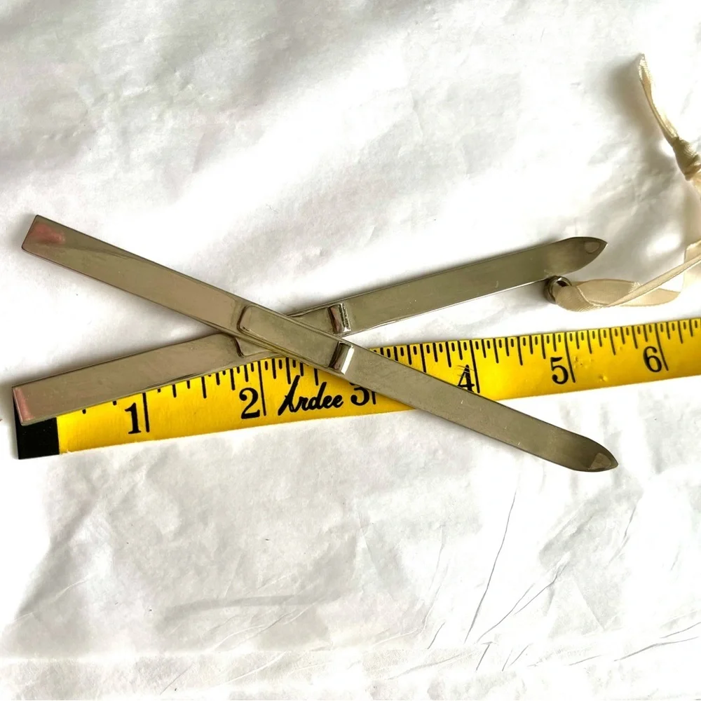 Restoration Hardware Skis Wall Decoration Ornaments Silver